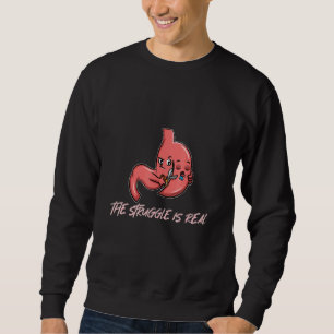 Gastric Sleeve Bariatric Surgery Humor Pun Joke Sweatshirt