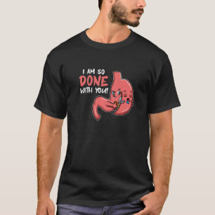 Gastric Sleeve Bariatric Surgery Humor Pun Quote T-Shirt