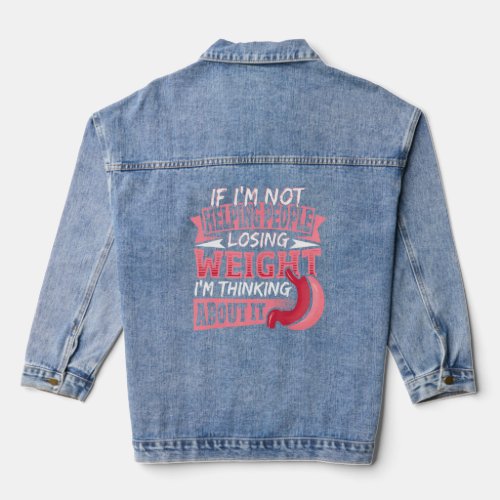 Gastric Surgery Design for Weight Loss Surgery  Denim Jacket