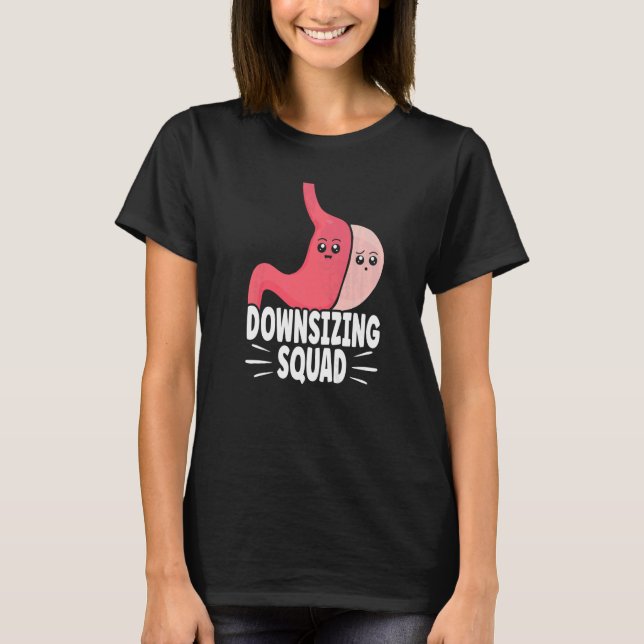 Gastric Surgery & Downsizing Progress Gastric Bypa T-Shirt (Front)