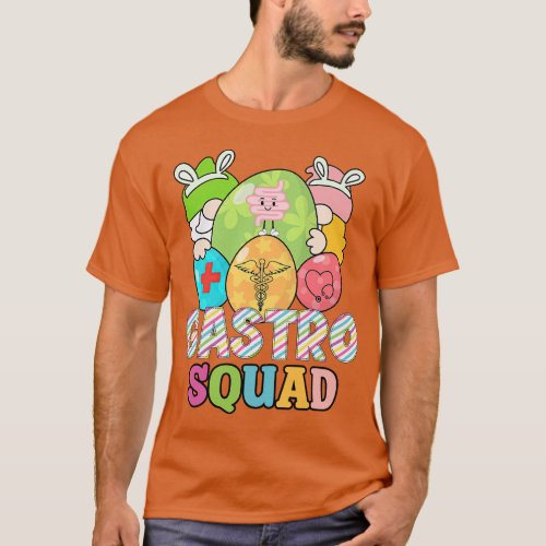 Gastro Squad Easter Endoscopy Nurse Gonmes Bunny F T_Shirt