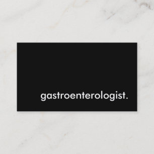 gastroenterologist. business card