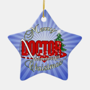Gastroenterologist DOCTOR CHRISTMAS Ceramic Ornament
