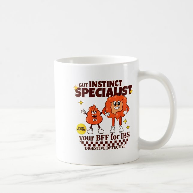Gastroenterologist Retro Intestine Gift Ibs Gi Nur Coffee Mug (Right)