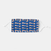 Gastroenterology Colon Face Mask  Blue (Front, Folded)