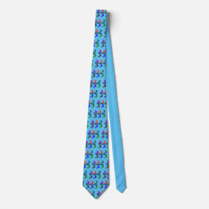 Gastroenterology Gifts Stomach Design Blue Tie
