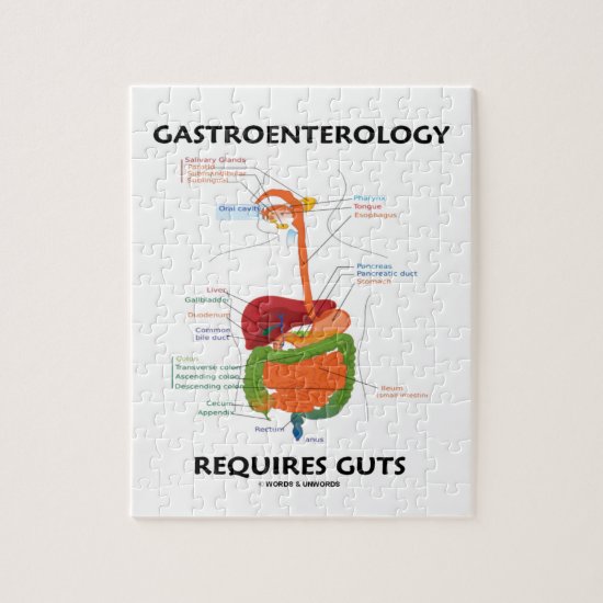 Gastroenterology Requires Guts (Digestive System) Jigsaw Puzzle