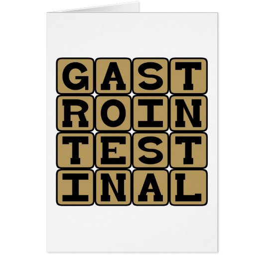 Gastrointestinal, GI Tract Cards (Front)