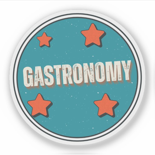 Gastronomy Sticker (Front)