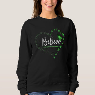 Gastroparesis Awareness Butterfly Believe Sweatshirt