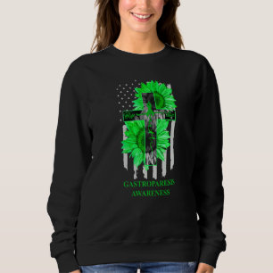 Gastroparesis Awareness Green Ribbon Faith Hope Lo Sweatshirt
