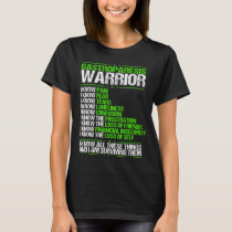 Gastroparesis Awareness I know Pain Green Ribbon T-Shirt