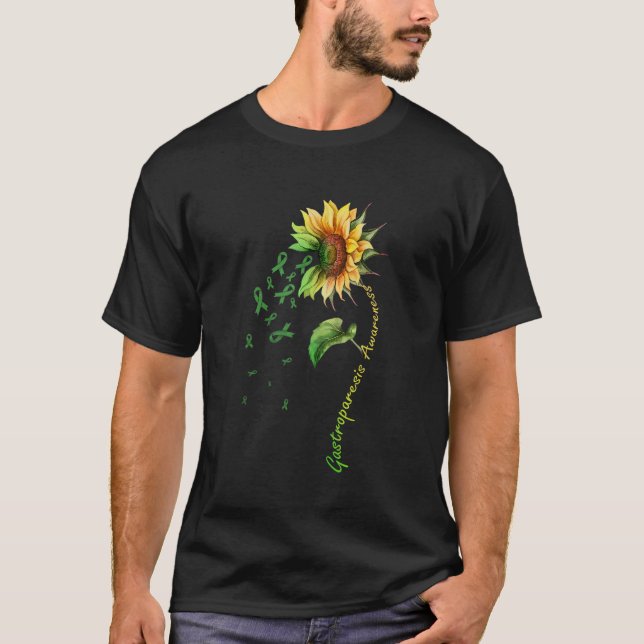 Gastroparesis Awareness Sunflower Shirt (Front)