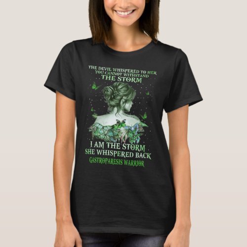 gastroparesis butterfly warrior i am the storm T_Shirt