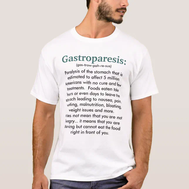 Gastroparesis Explained TShirt Zazzle