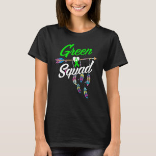 Gastroparesis Green Squad Warrior T-Shirt