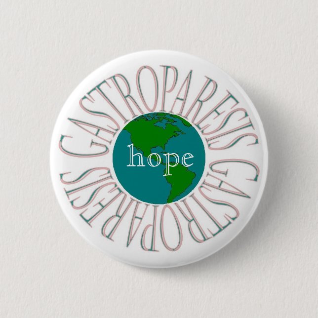 Gastroparesis Hope Button (Front)