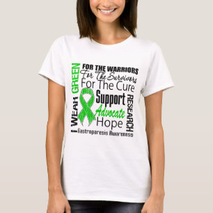 Gastroparesis I Wear Green Ribbon Tribute T-Shirt
