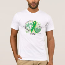 Gastroparesis Peace Love Cure T-Shirt