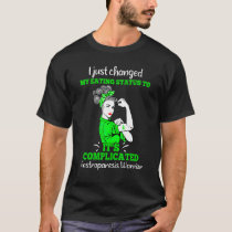 Gastroparesis Survivor Changed Gastric Disease War T-Shirt