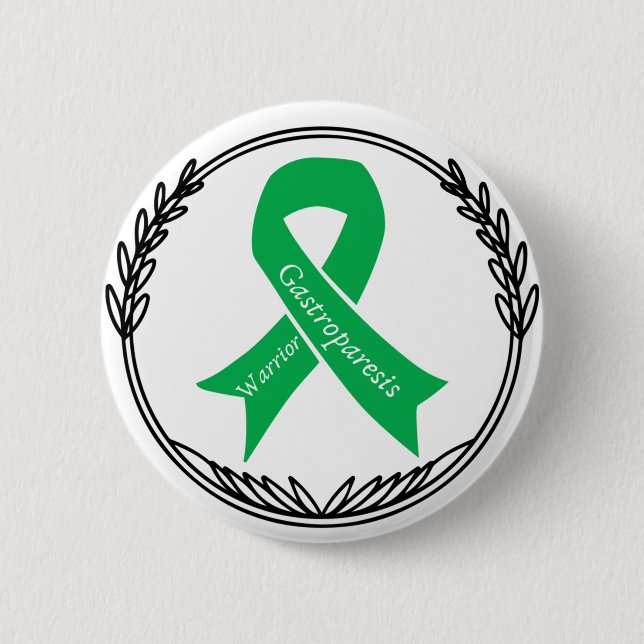 Gastroparesis Warrior  Button (Front)