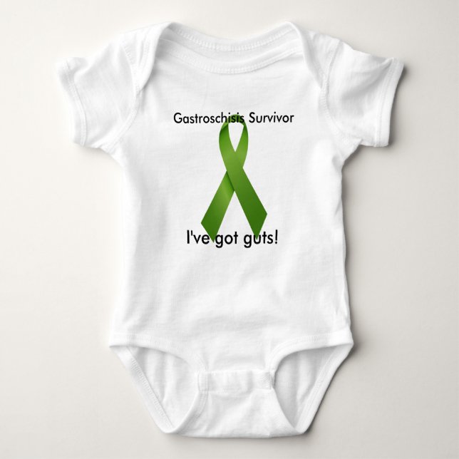 Gastroschisis Survivor Baby Bodysuit (Front)
