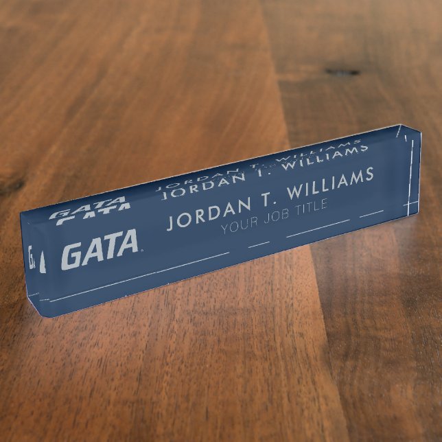 GATA DESK NAME PLATE (Side)