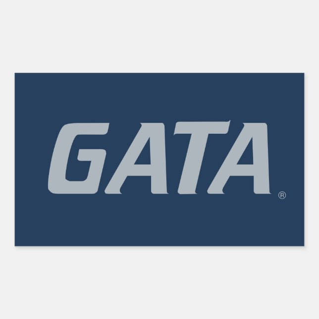 GATA RECTANGULAR STICKER (Front)
