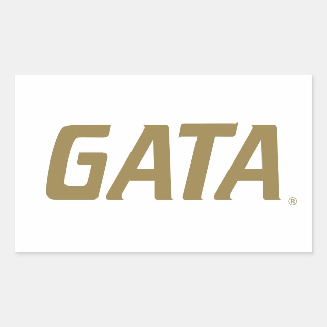 GATA RECTANGULAR STICKER (Front)