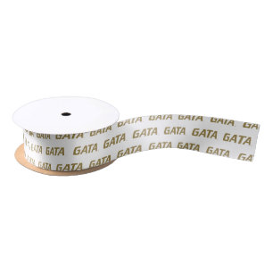 GATA SATIN RIBBON