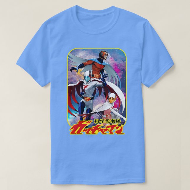 Gatchaman vintage trio T-Shirt (Design Front)
