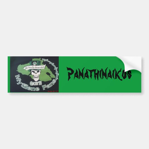 Gate 13 Panathinaikos Bumper Sticker