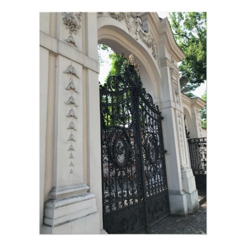 Gate at the Basilica of St Michael the Archangel Photo Print