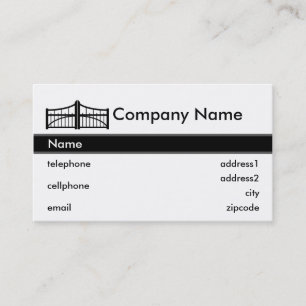 Gate Business Card Design