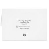 Gate Cottage, spring Cards (Back Horizontal)