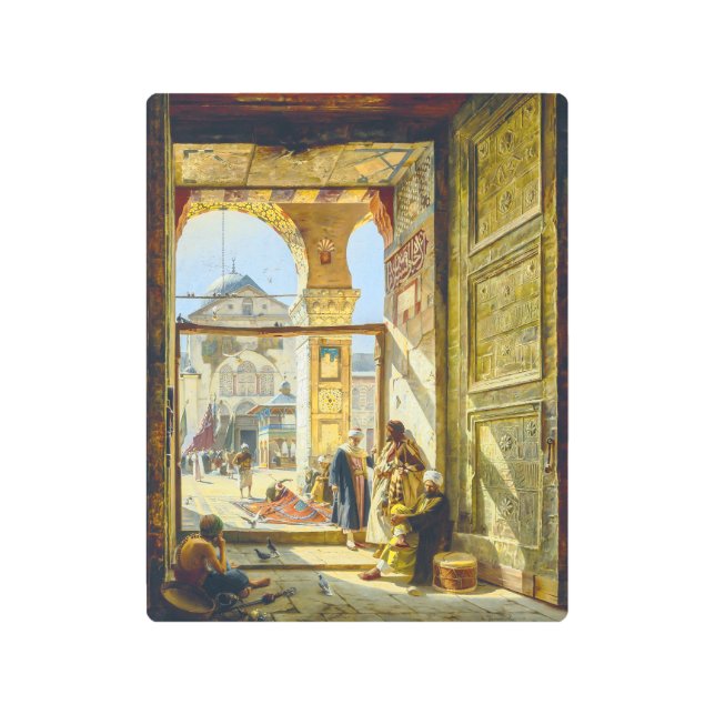 Gate Great Umayyad Mosque Damascus | Bauernfeind | Metal Print (Front)