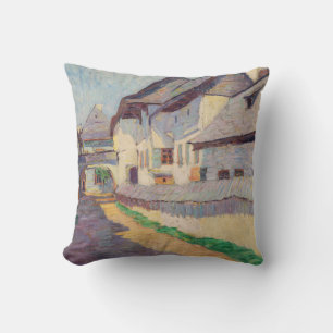 Gate in Kezmarska Street Throw Pillow