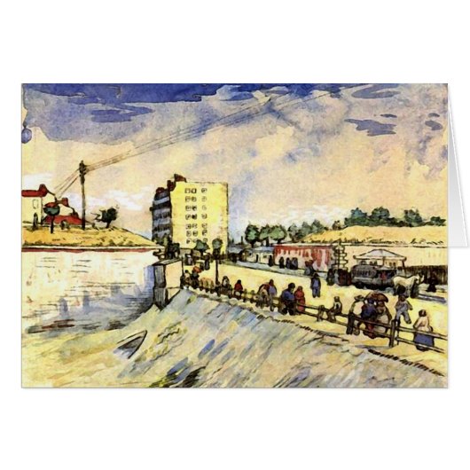 Gate in Paris Ramparts Van Gogh Fine Art (Front Horizontal)