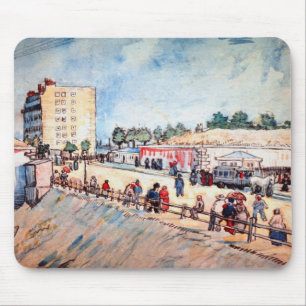 Gate in the Paris Ramparts by Vincent van Gogh Mouse Pad