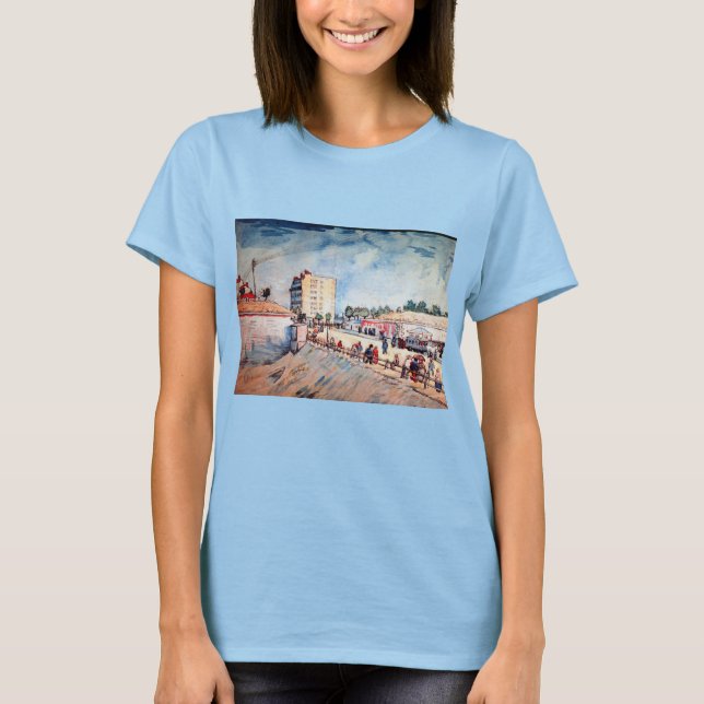 Gate in the Paris Ramparts by Vincent van Gogh T-Shirt (Front)