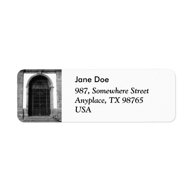 Gate Label (Front)