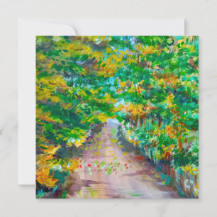 Gate of love autumn landscape