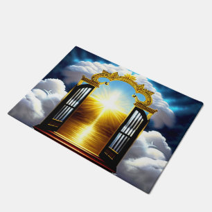 Gate To Heaven Christian Art Doormat