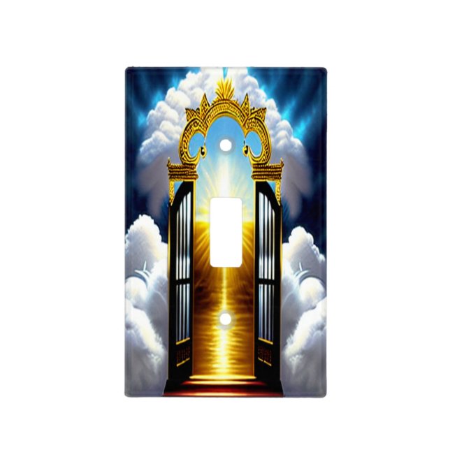  Gate To Heaven Christian Light Switch Cover (Front)
