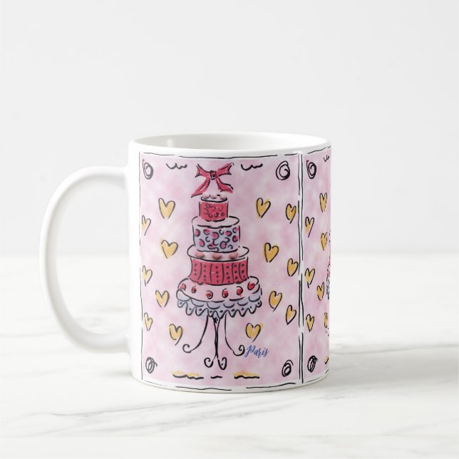 Gâteau Parisien Coffee Mug (Left)