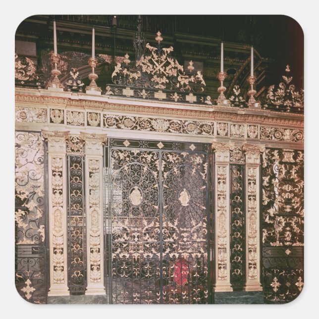 Gates from the Sanctuary screen Square Sticker (Front)