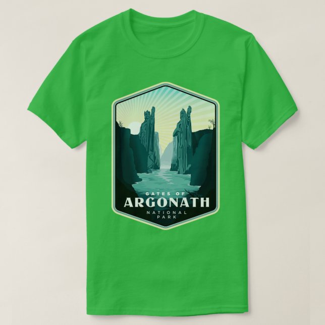 Gates of Argonath National Park T-Shirt (Design Front)