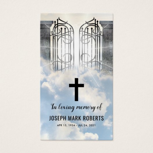 Gates of Heaven | Funeral Prayer (Front)