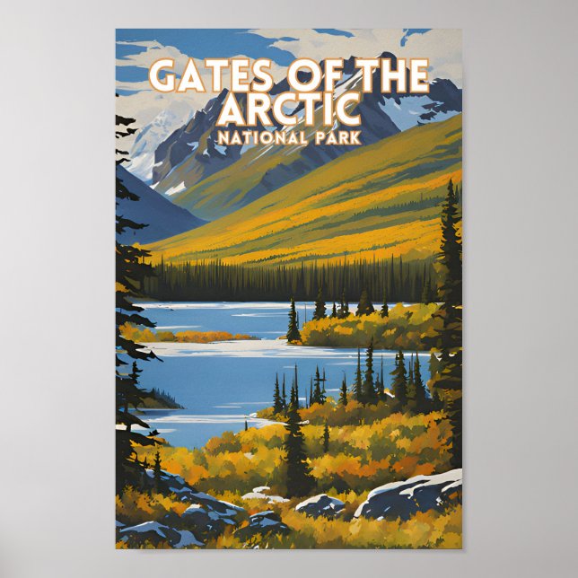 Gates of the Arctic National Park Alaska Poster (Front)
