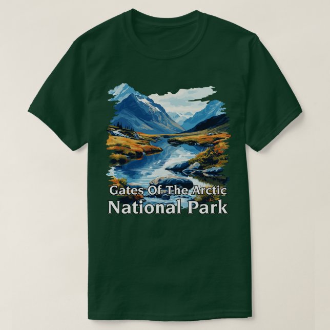 Gates Of The Arctic National Park Alaska TShirt 3 (Design Front)